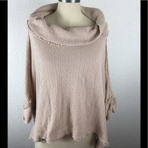 We the free oversized bucket neck blouse s…